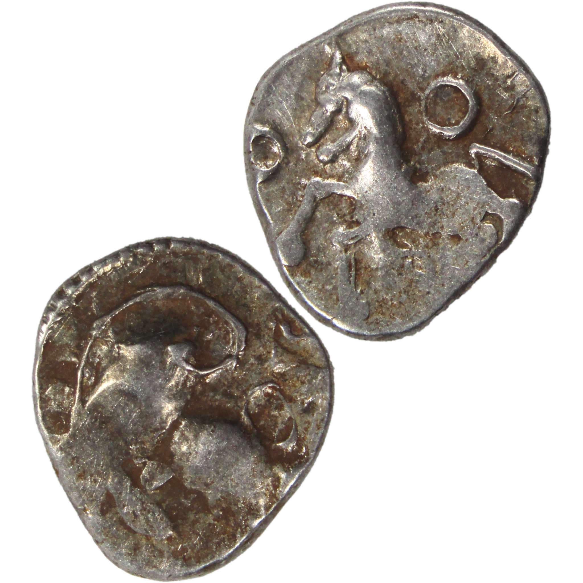 100-50 BC Sequani Quinarius VF Silver Ancient Gaulish Coin SKU:I5956