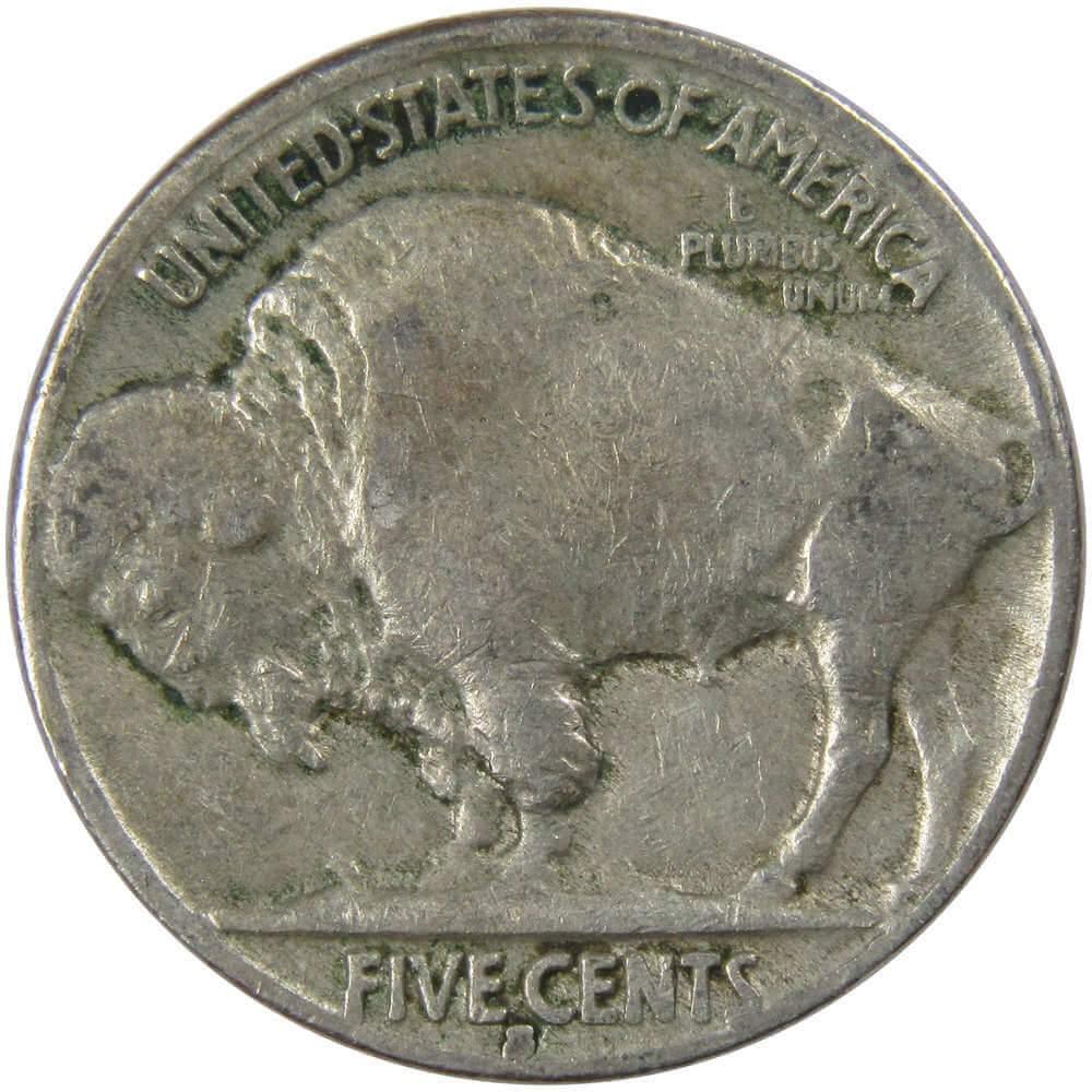 1935 S Indian Head Buffalo Nickel 5 Cent Piece F Fine 5c US Coin Collectible