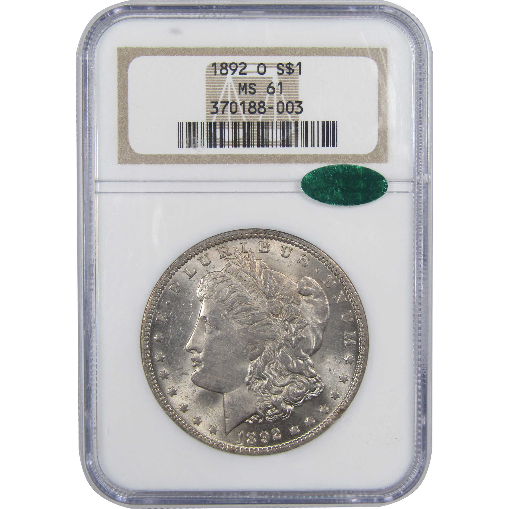1892 O Morgan Dollar MS 61 NGC CAC 90% Silver $1 Uncirculated SKU:I439 - Morgan coin - Morgan silver dollar - Morgan silver dollar for sale - Profile Coins &amp; Collectibles