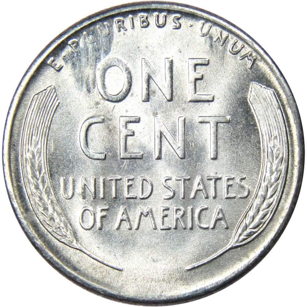 1943 Lincoln Wheat Cent BU Uncirculated Mint State Steel Penny 1c Coin