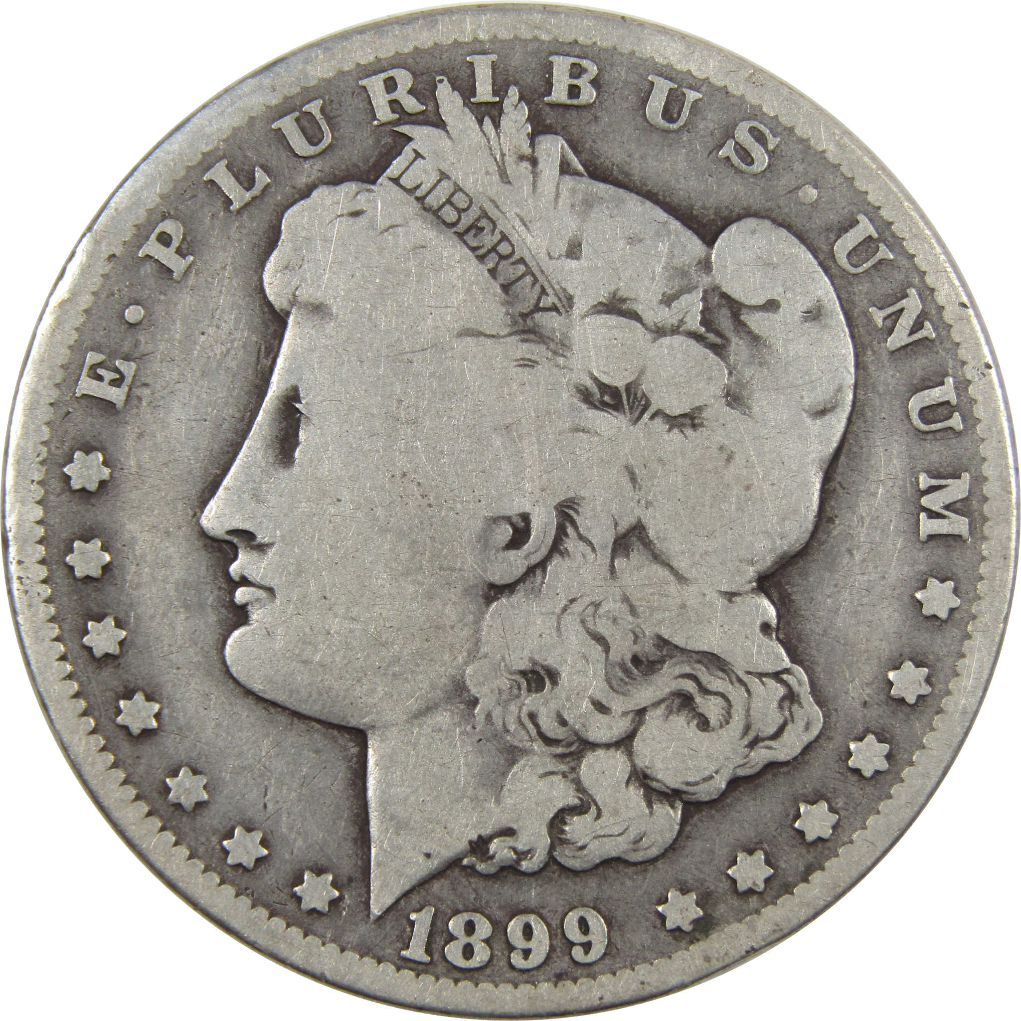 1899 O Micro O Morgan Dollar VG Very Good 90% Silver $1 Coin SKU:I4276 - Morgan coin - Morgan silver dollar - Morgan silver dollar for sale - Profile Coins &amp; Collectibles
