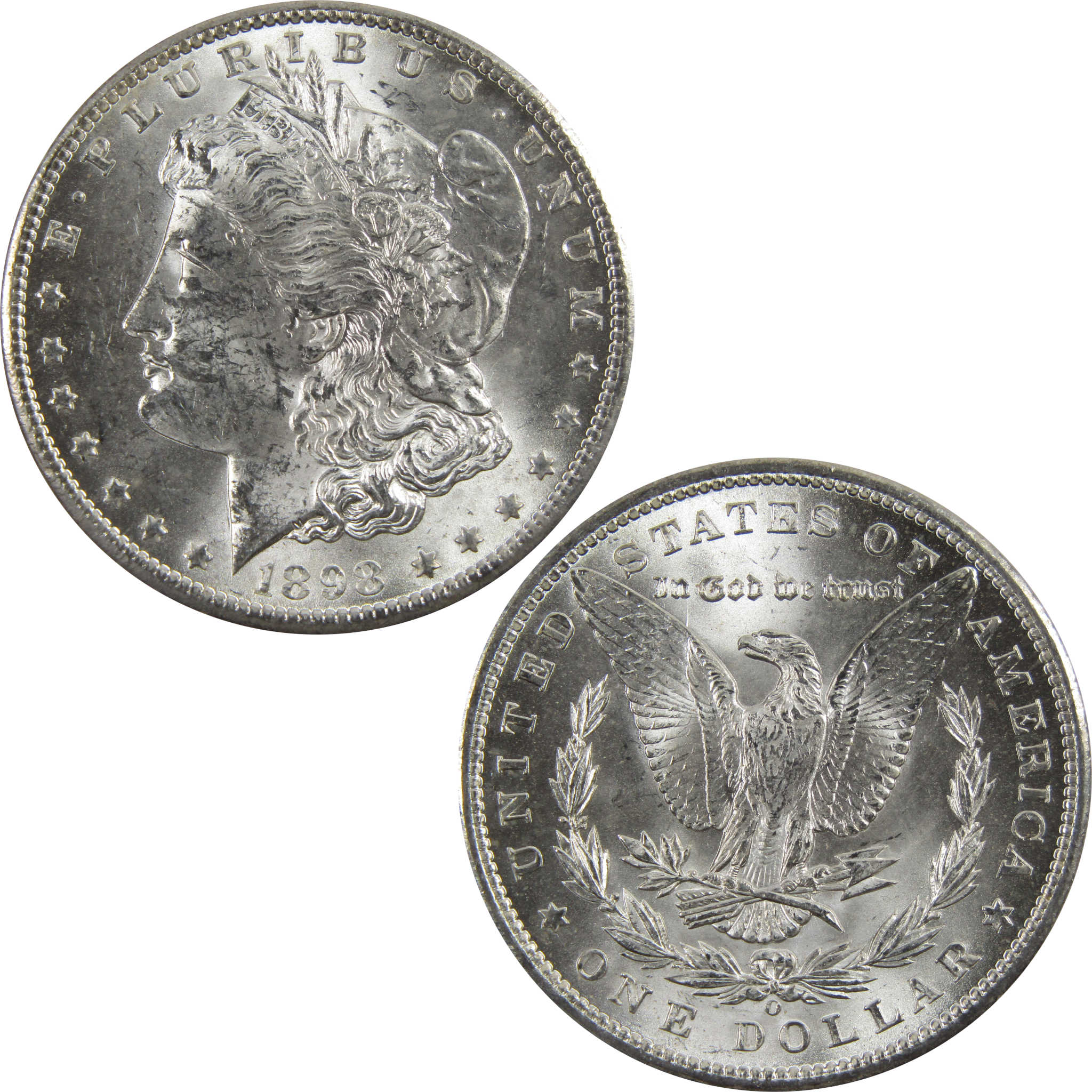 1898 O Morgan Dollar BU Uncirculated 90% Silver $1 Coin SKU:I5254 - Morgan coin - Morgan silver dollar - Morgan silver dollar for sale - Profile Coins &amp; Collectibles