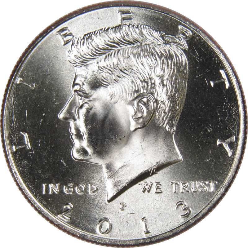 2013 P Kennedy Half Dollar BU Uncirculated Mint State 50c US Coin Collectible - Kennedy Half Dollars - JFK Half Dollar - Kennedy Coins - Profile Coins &amp; Collectibles