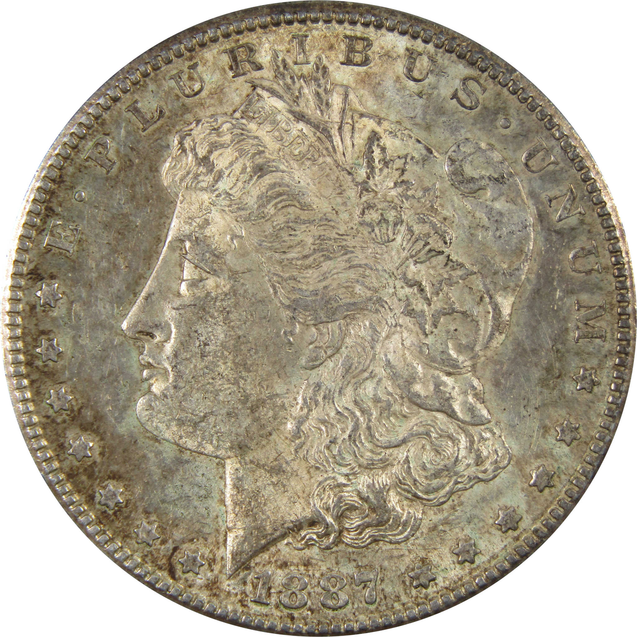 1887 S Morgan Dollar Borderline Uncirculated 90% Silver $1 SKU:I5041 - Morgan coin - Morgan silver dollar - Morgan silver dollar for sale - Profile Coins &amp; Collectibles