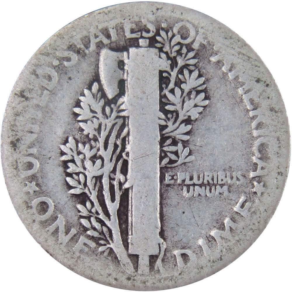 1919 Mercury Dime 90% Silver 10c US Coin Collectible