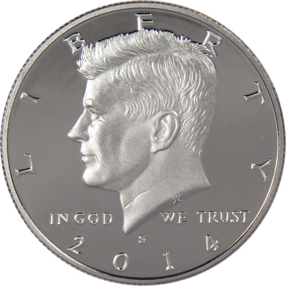 2014 S Kennedy Half Dollar Choice Proof Clad 50c US Coin Collectible