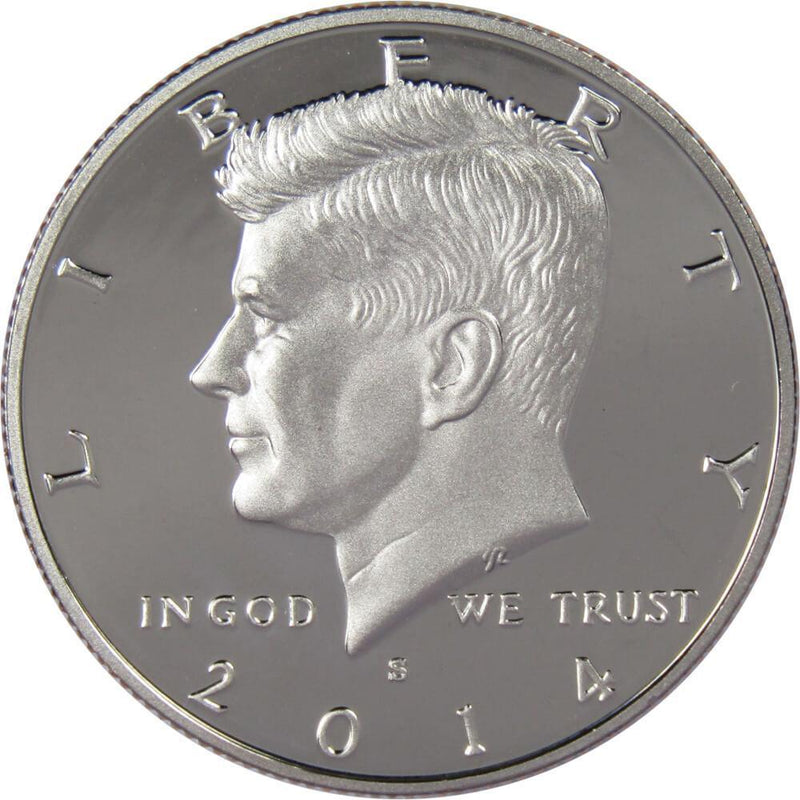 2014 S Kennedy Half Dollar Choice Proof Clad 50c US Coin Collectible - Profile Coins & Collectibles 