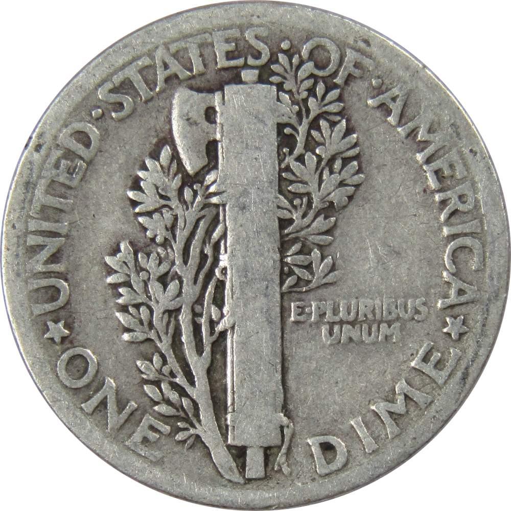 1923 Mercury Dime G Good 90% Silver 10c US Coin Collectible