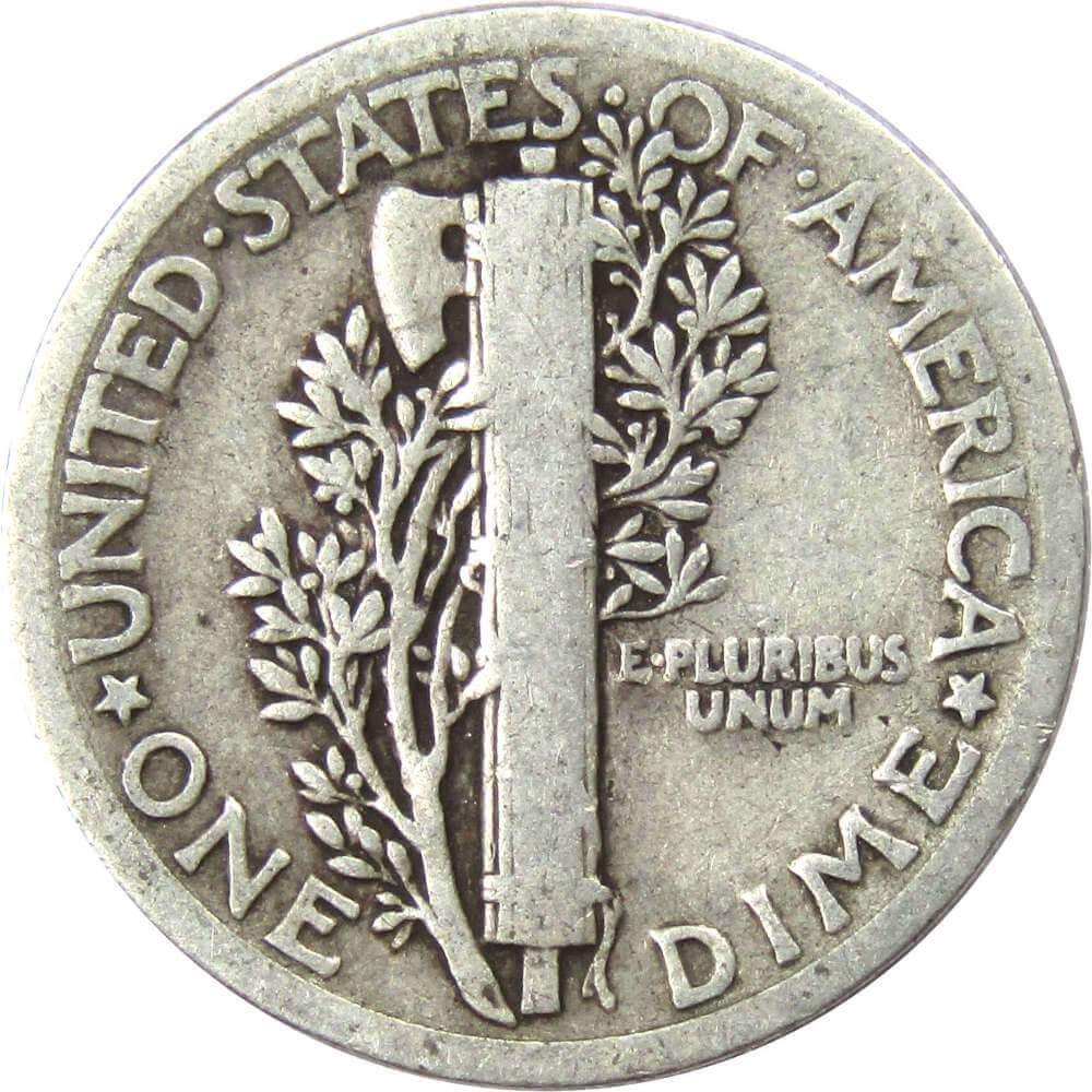 1923 Mercury Dime VG Very Good 90% Silver 10c US Coin Collectible
