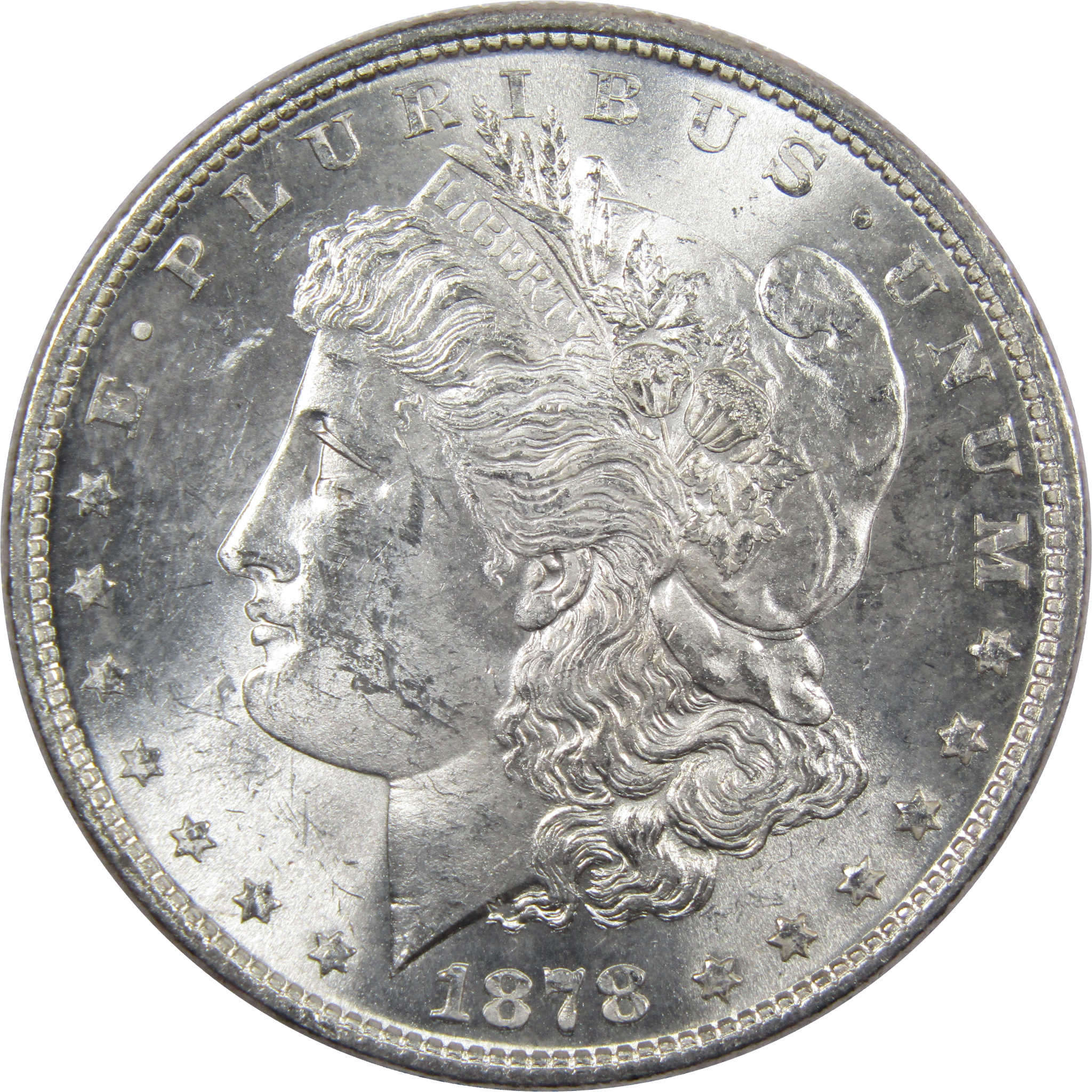 1878 7TF Rev 79 Morgan Dollar Uncirculated Mint State Silver SKU:I2201 - Morgan coin - Morgan silver dollar - Morgan silver dollar for sale - Profile Coins &amp; Collectibles