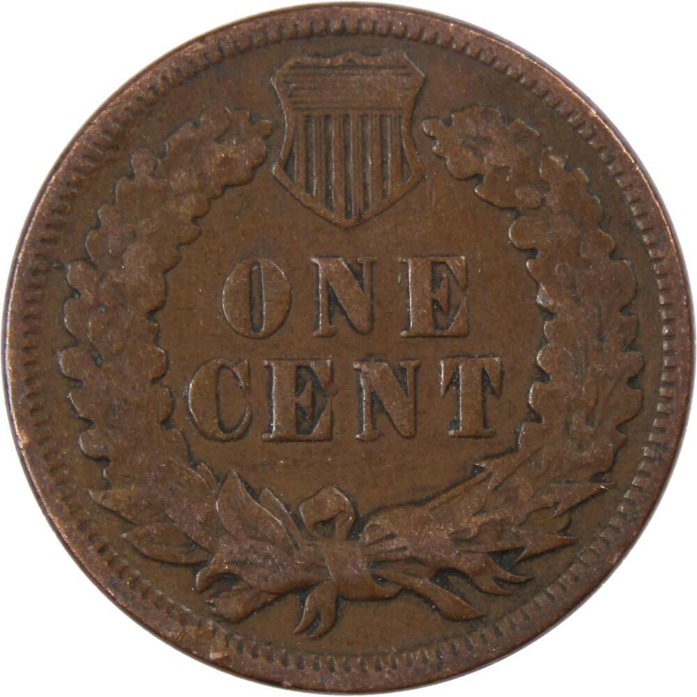 1906 Indian Head Cent AG About Good Bronze Penny 1c Coin Collectible