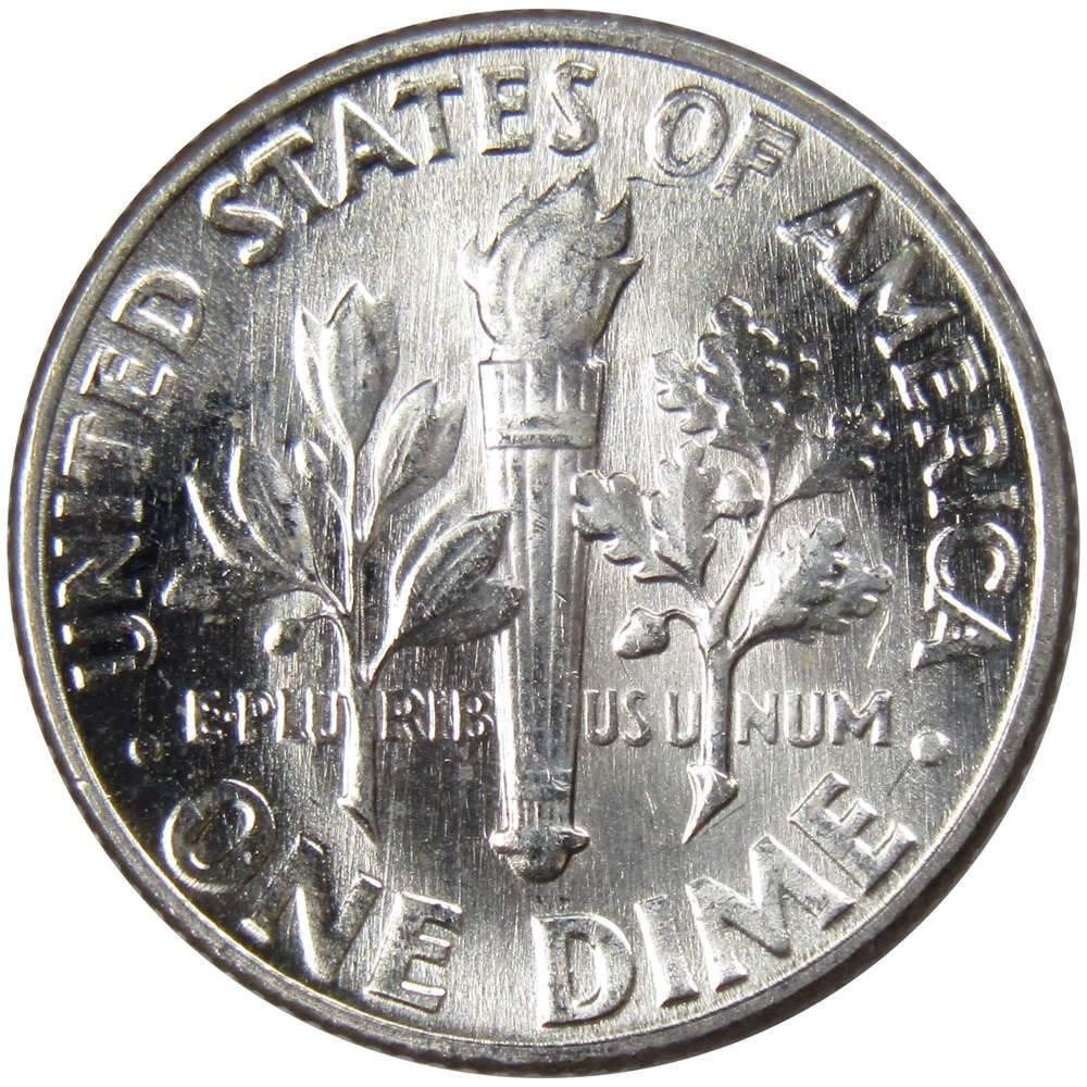 1951 Roosevelt Dime BU Uncirculated Mint State 90% Silver 10c US Coin