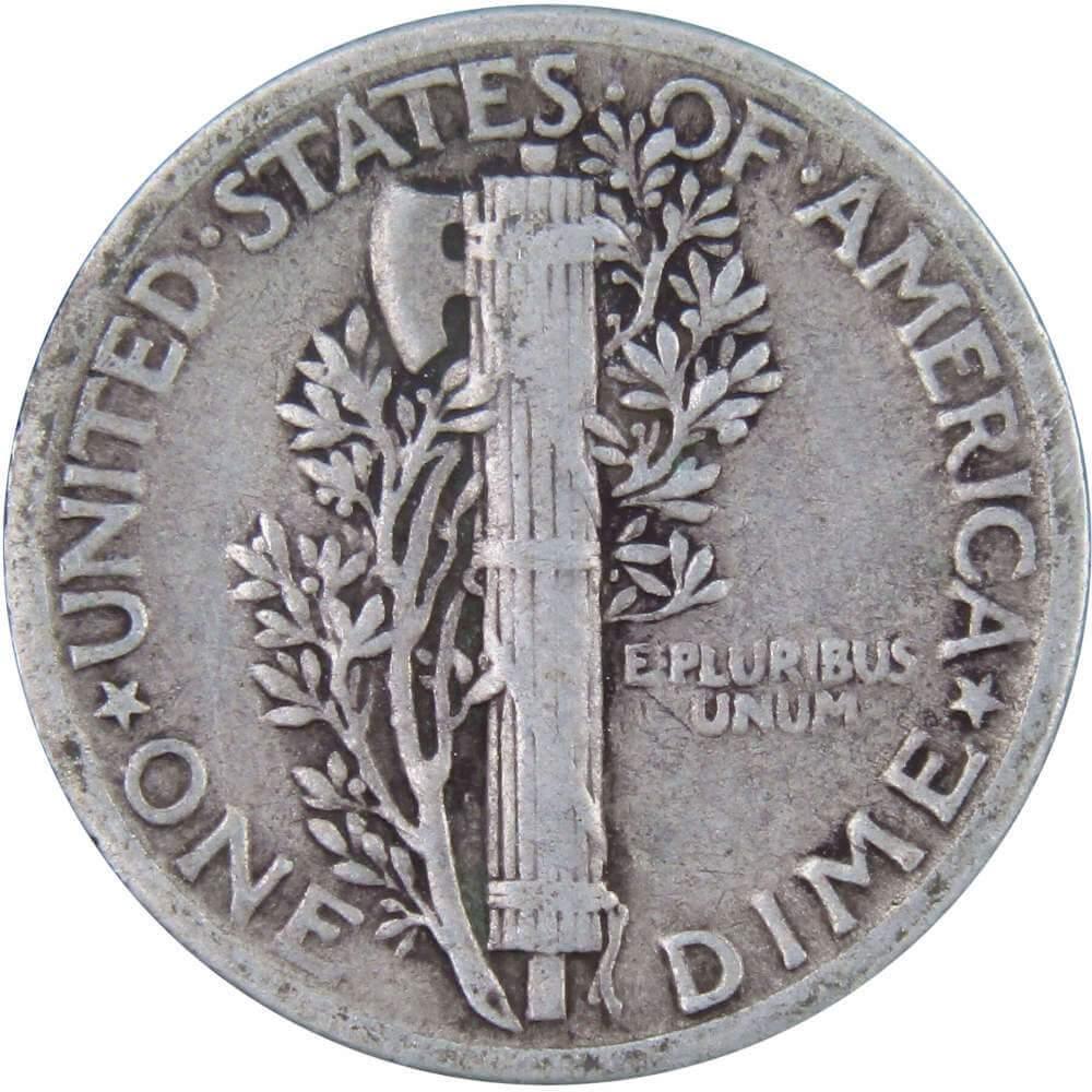 1927 Mercury Dime 90% Silver 10c US Coin Collectible