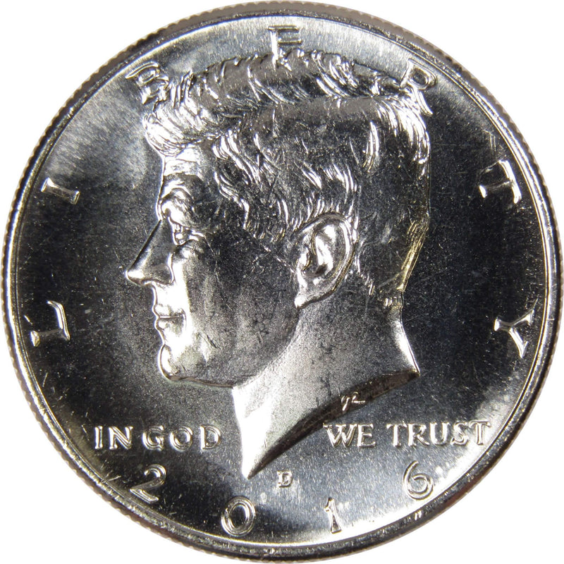 2016 D Kennedy Half Dollar BU Uncirculated Mint State 50c US Coin Collectible - Kennedy Half Dollars - JFK Half Dollar - Kennedy Coins - Profile Coins &amp; Collectibles