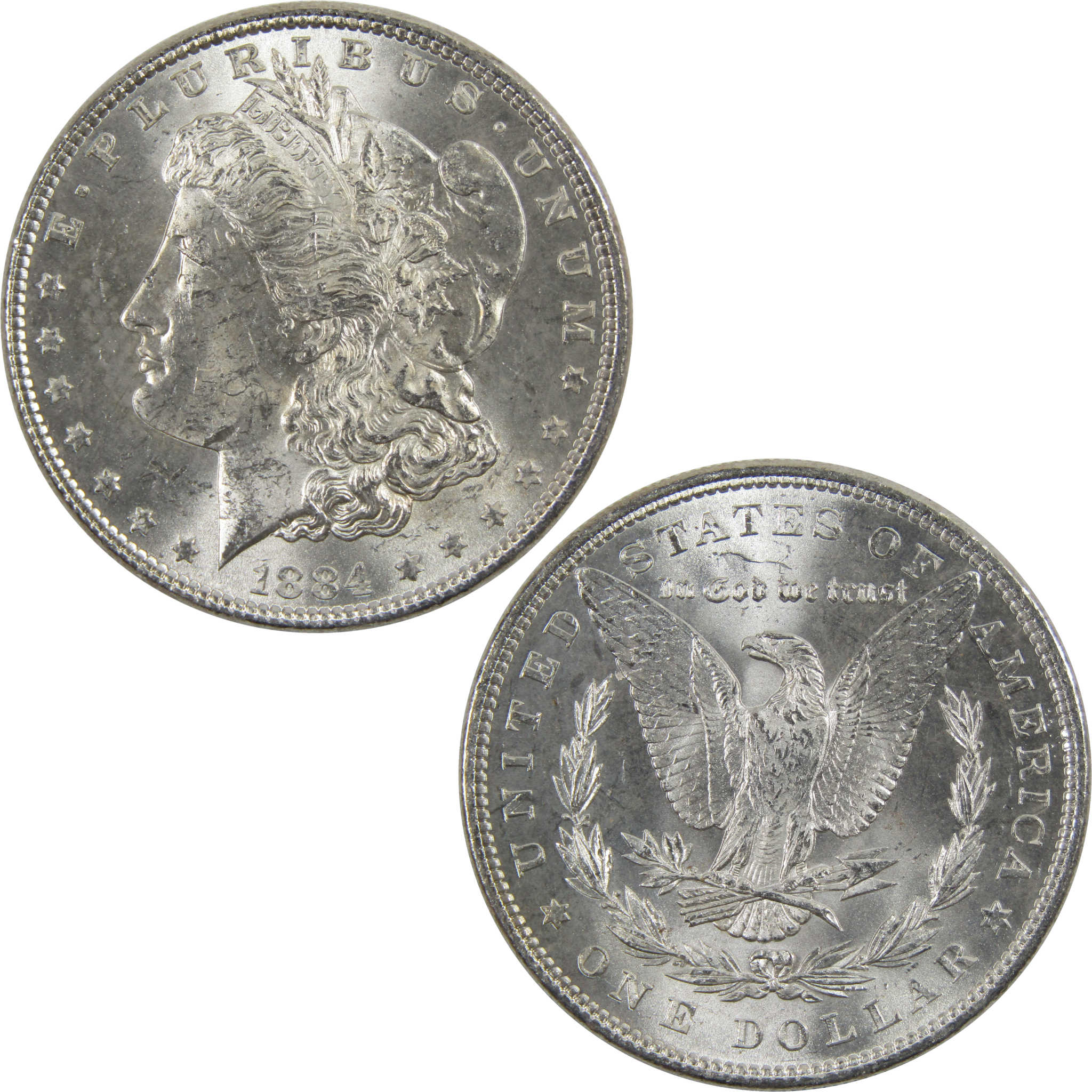 1884 Morgan Dollar BU Uncirculated 90% Silver $1 Coin SKU:I6020 - Morgan coin - Morgan silver dollar - Morgan silver dollar for sale - Profile Coins &amp; Collectibles