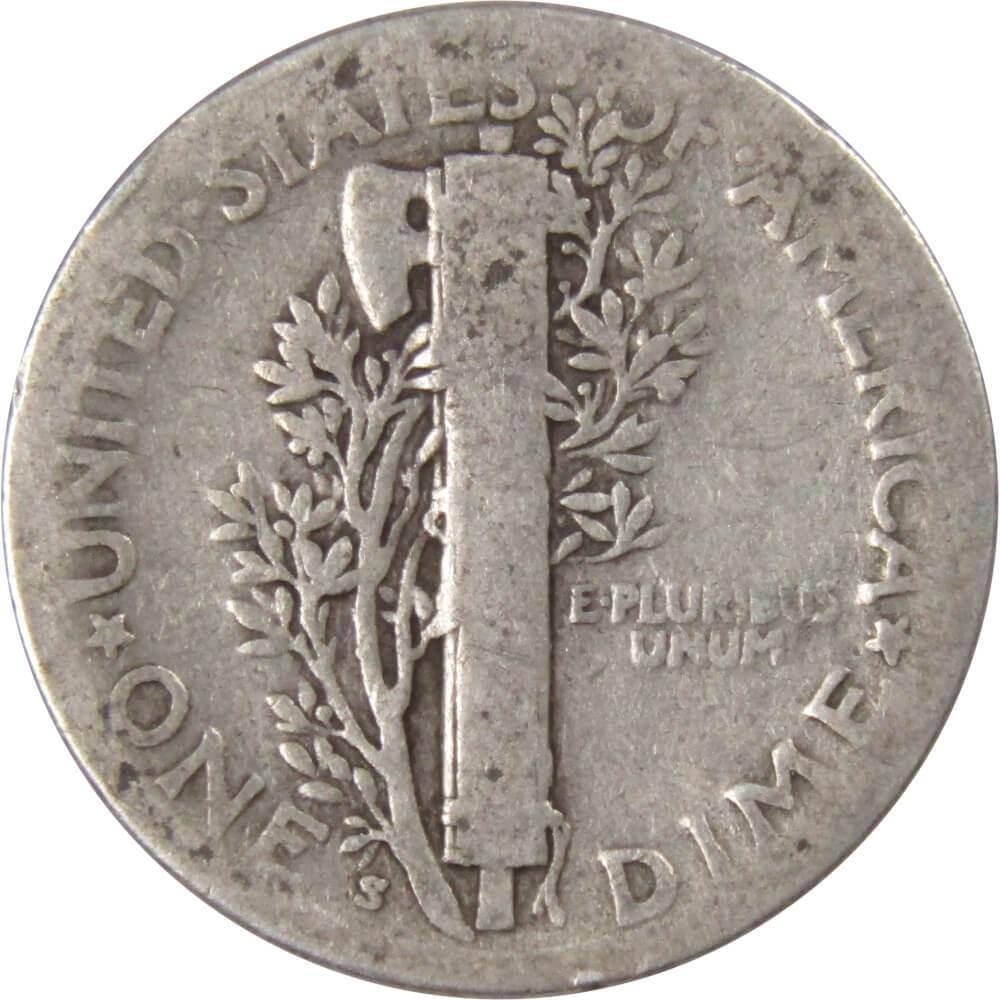 1928 S Mercury Dime 90% Silver 10c US Coin Collectible
