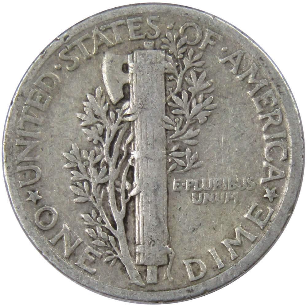 1929 Mercury Dime VG Very Good 90% Silver 10c US Coin Collectible