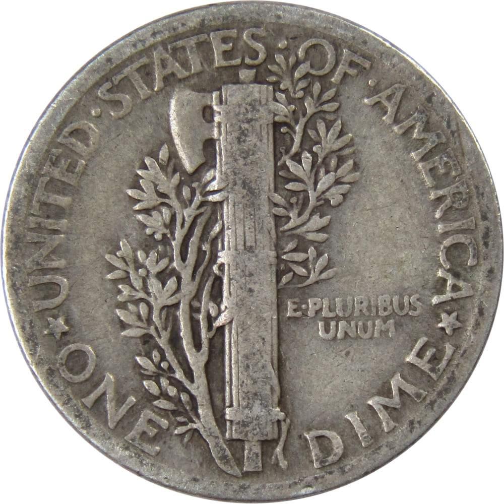 1934 Mercury Dime VG Very Good 90% Silver 10c US Coin Collectible