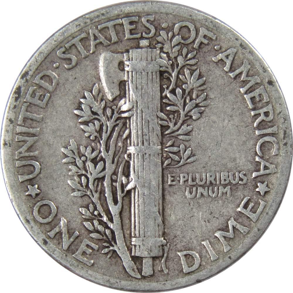 1935 Mercury Dime F Fine 90% Silver 10c US Coin Collectible