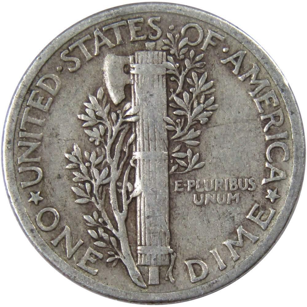 1936 Mercury Dime F Fine 90% Silver 10c US Coin Collectible