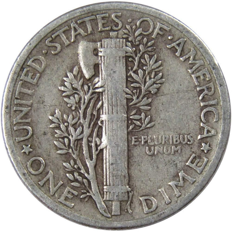 1936 Mercury Dime F Fine 90% Silver 10c US Coin Collectible - Mercury Dimes - Winged Liberty Dime - Profile Coins &amp; Collectibles
