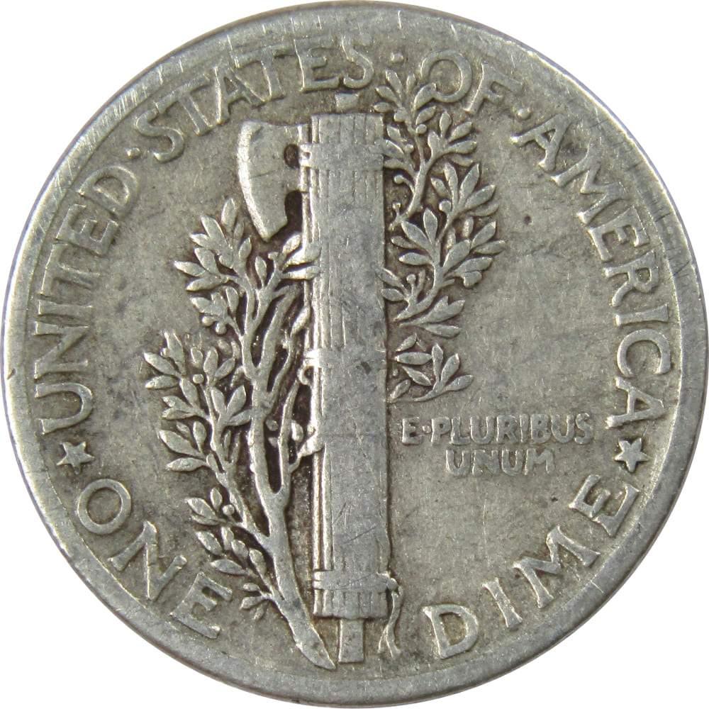 1937 Mercury Dime VG Very Good 90% Silver 10c US Coin Collectible