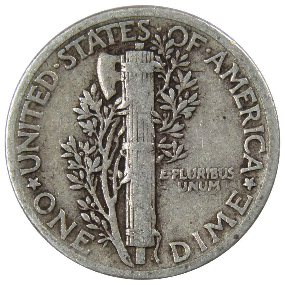 1938 Mercury Dime VG Very Good 90% Silver 10c US Coin Collectible