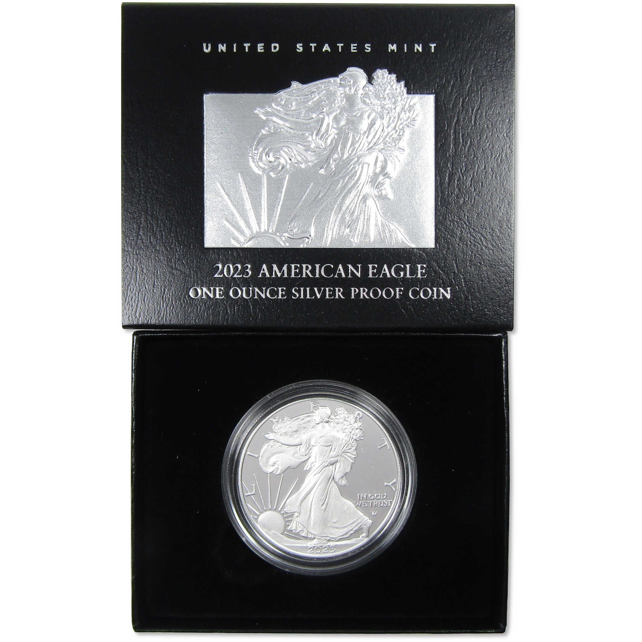 2023 W American Silver Eagle 1 oz .999 1 Proof Coin OGP COA SKU OPC99