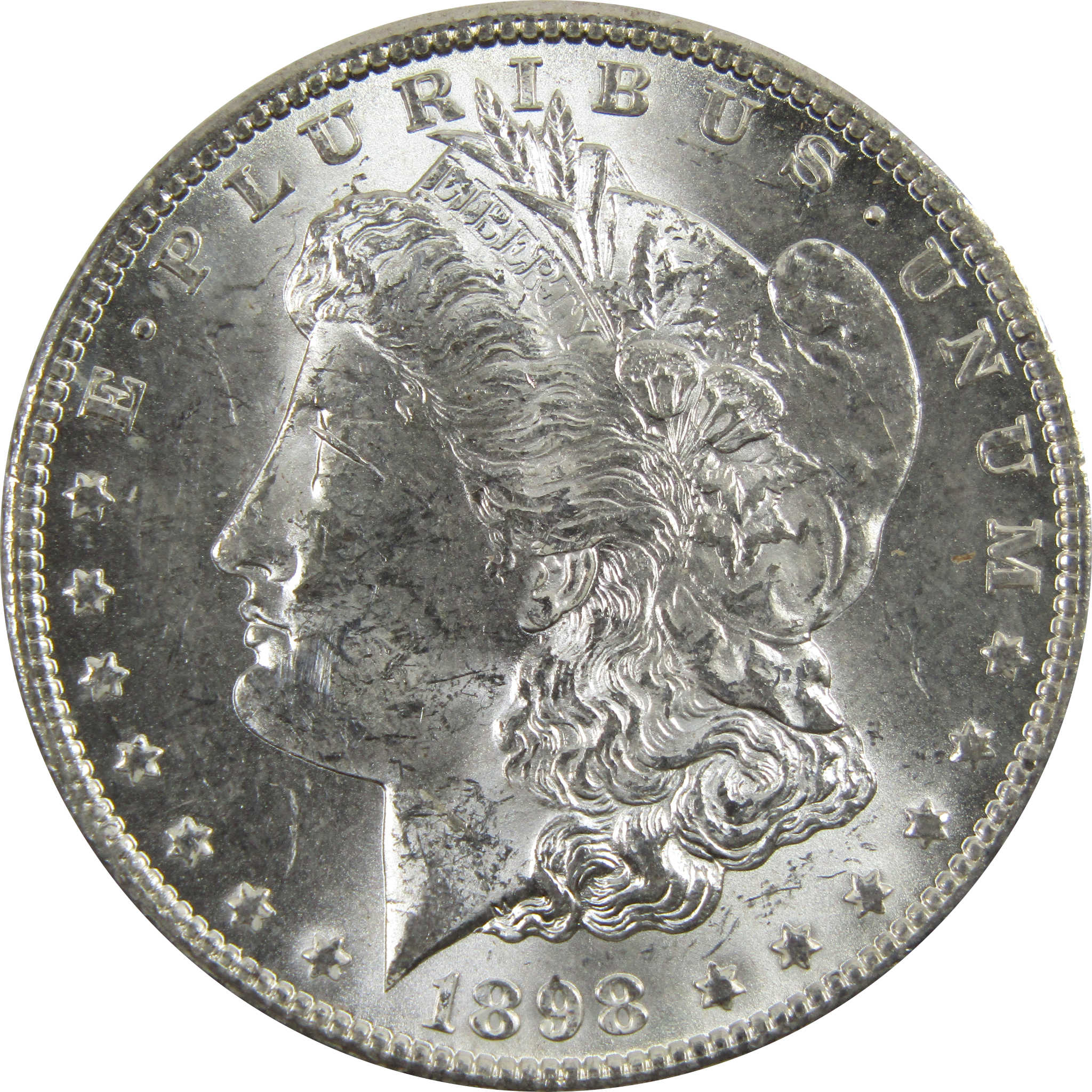 1898 O Morgan Dollar BU Uncirculated 90% Silver $1 Coin SKU:I5232 - Morgan coin - Morgan silver dollar - Morgan silver dollar for sale - Profile Coins &amp; Collectibles