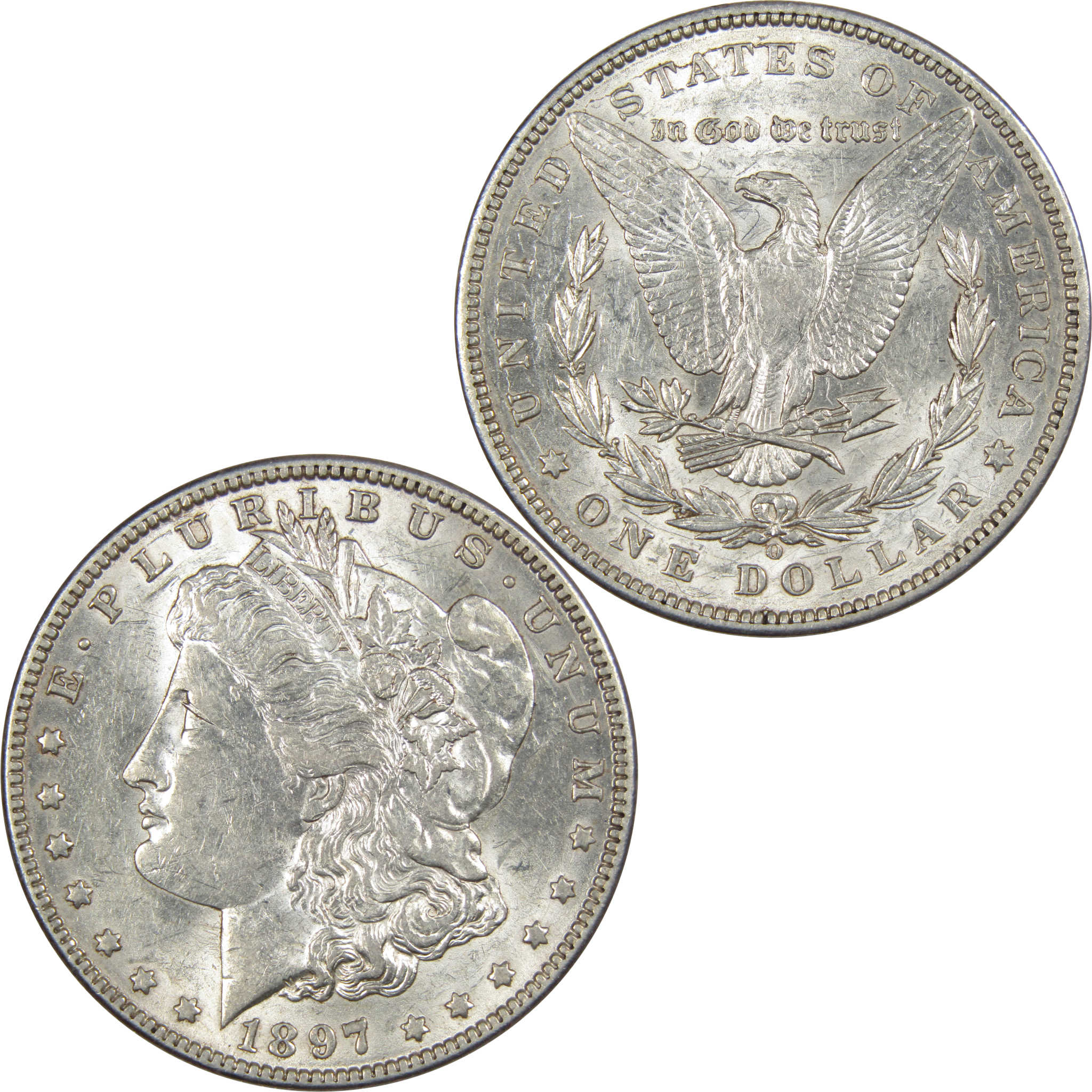 1897 O Morgan Dollar CH AU Choice About Uncirculated Silver SKU:I405 - Morgan coin - Morgan silver dollar - Morgan silver dollar for sale - Profile Coins &amp; Collectibles