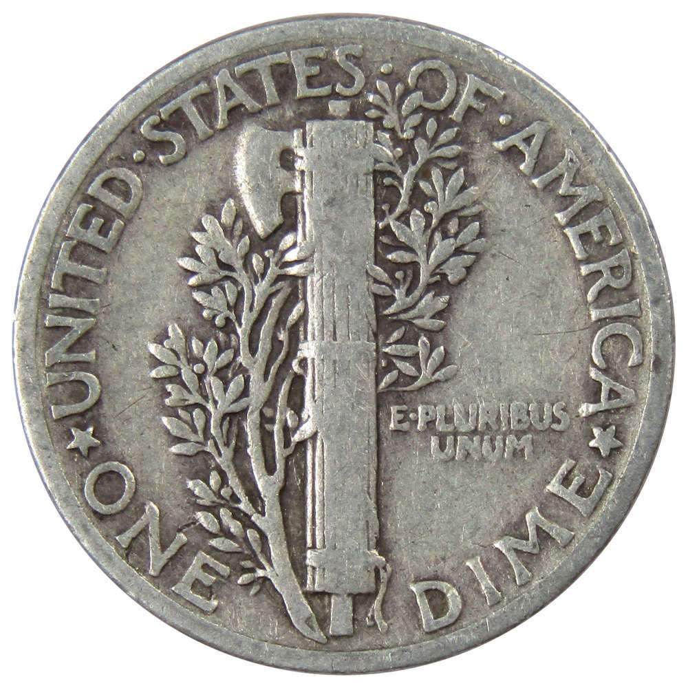 1939 Mercury Dime VG Very Good 90% Silver 10c US Coin Collectible