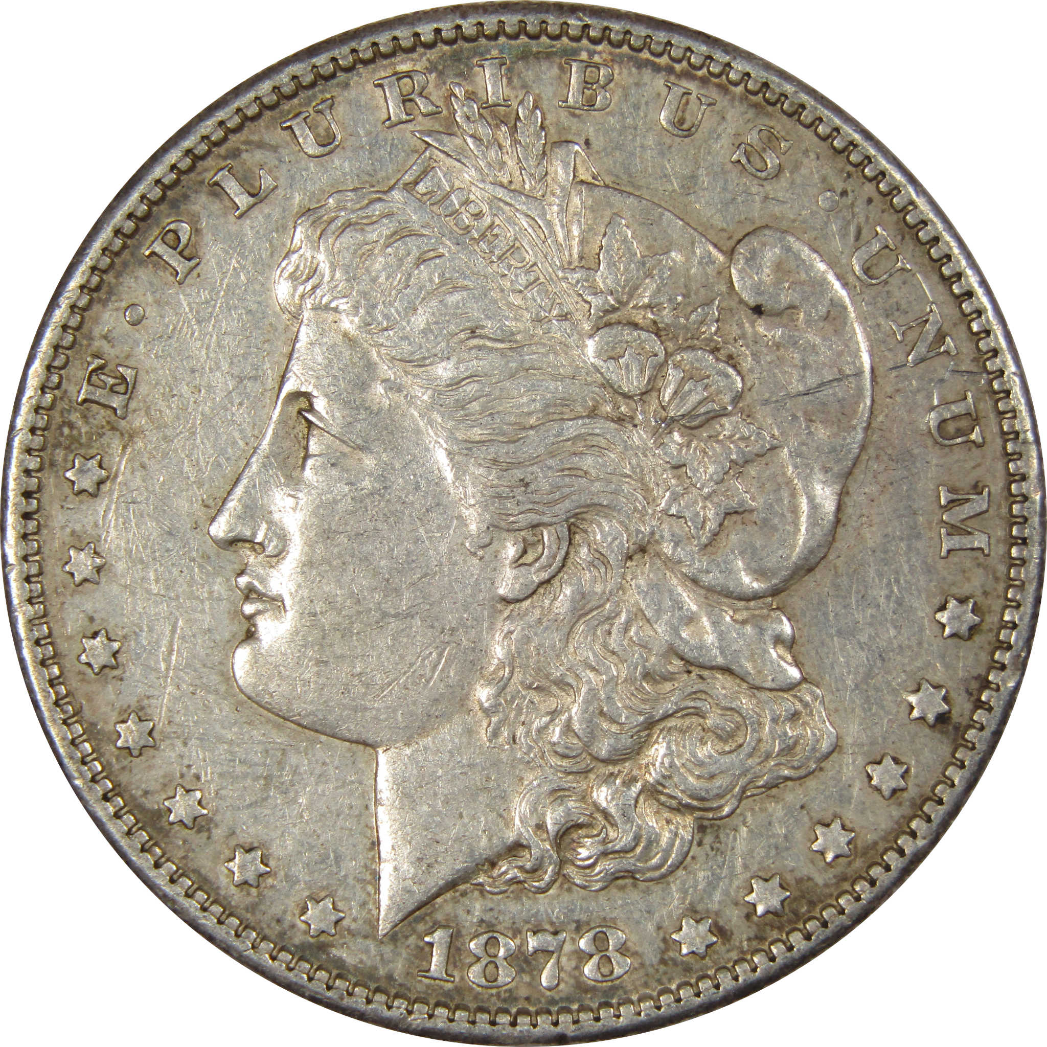 1878 S Morgan Dollar XF EF Extremely Fine 90% Silver SKU:IPC8295 - Morgan coin - Morgan silver dollar - Morgan silver dollar for sale - Profile Coins &amp; Collectibles
