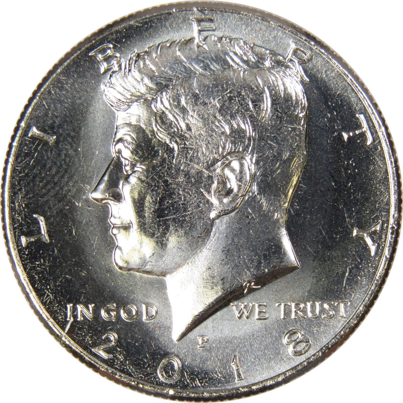 2018 P Kennedy Half Dollar BU Uncirculated Mint State 50c US Coin Collectible - Kennedy Half Dollars - JFK Half Dollar - Kennedy Coins - Profile Coins &amp; Collectibles