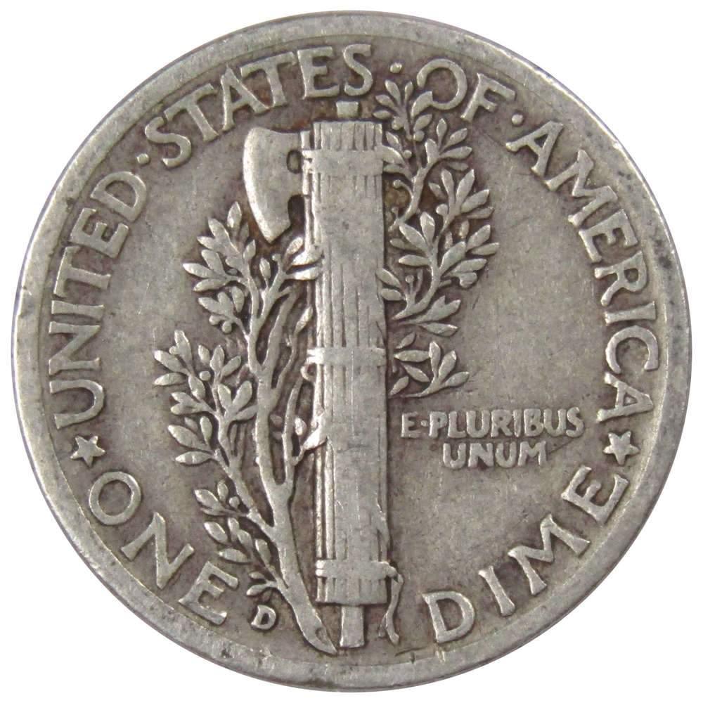 1941 D Mercury Dime VG Very Good 90% Silver 10c US Coin Collectible