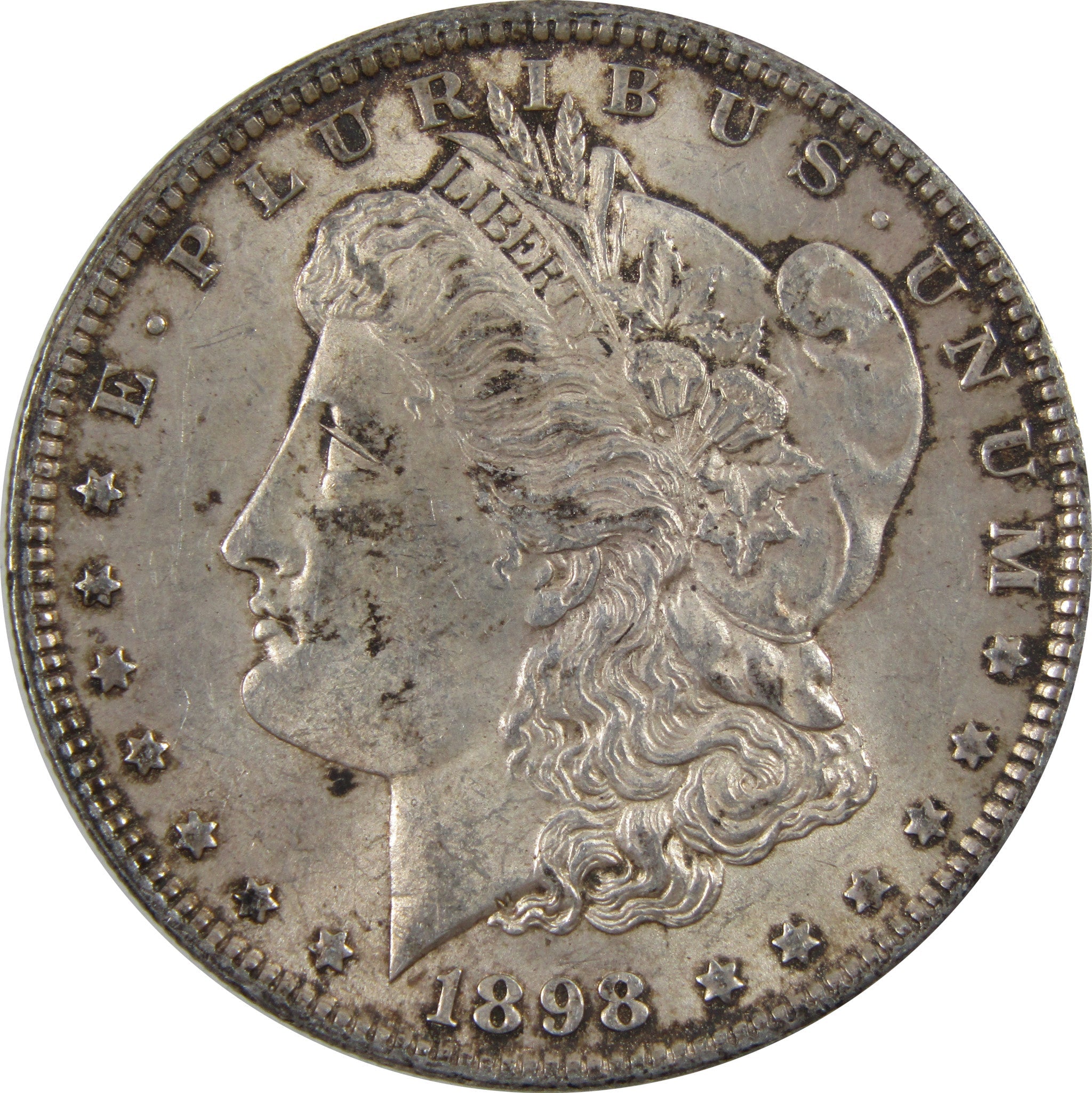 1898 Morgan Dollar AU About Uncirculated 90% Silver $1 Coin SKU:I5494 - Morgan coin - Morgan silver dollar - Morgan silver dollar for sale - Profile Coins &amp; Collectibles