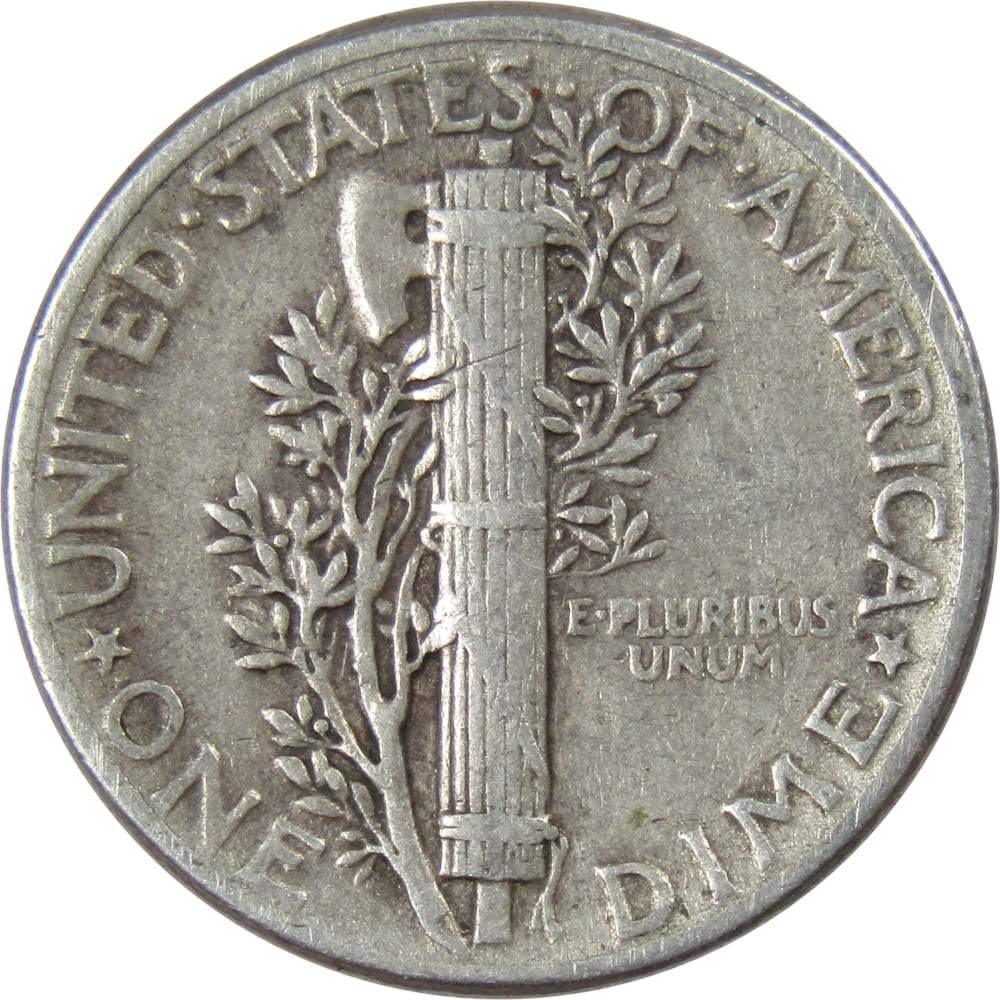 1944 Mercury Dime VF Very Fine 90% Silver 10c US Coin Collectible