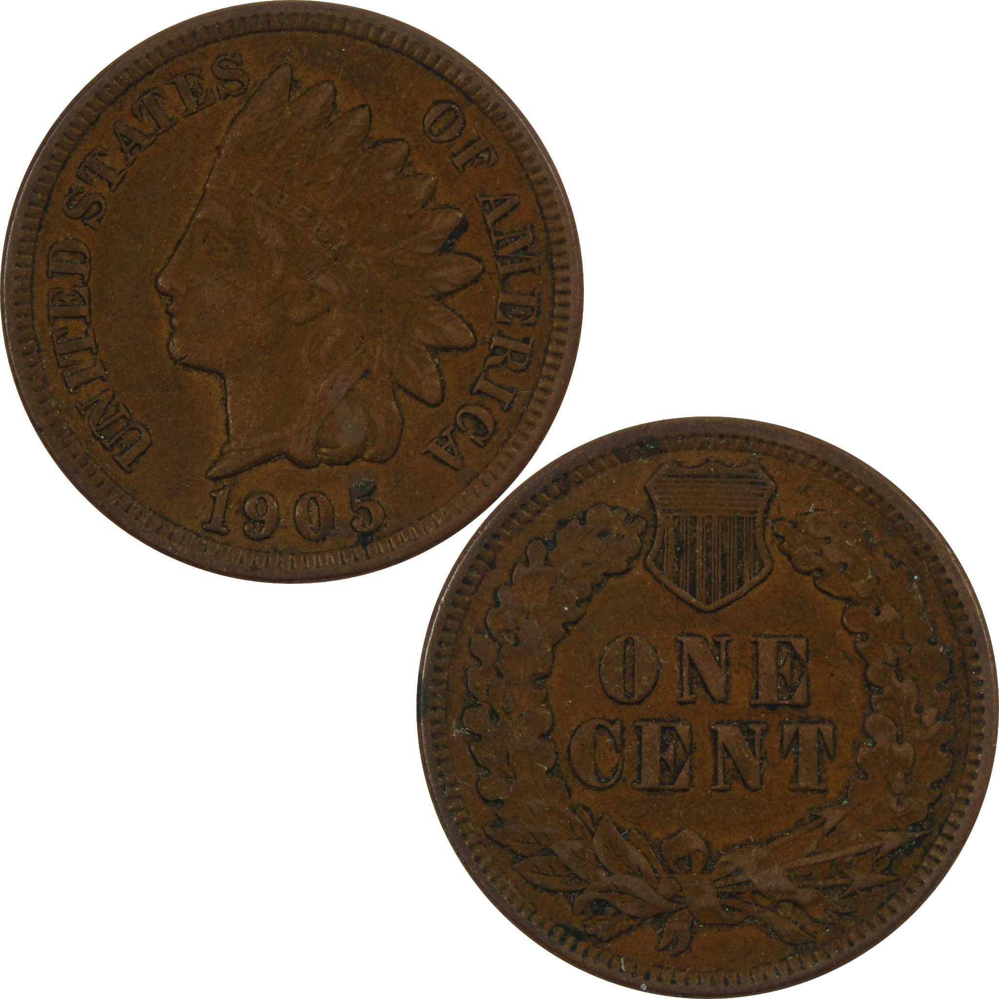 1905 Indian Head Cent CH AU Choice About Uncirculated Penny SKU:I4311