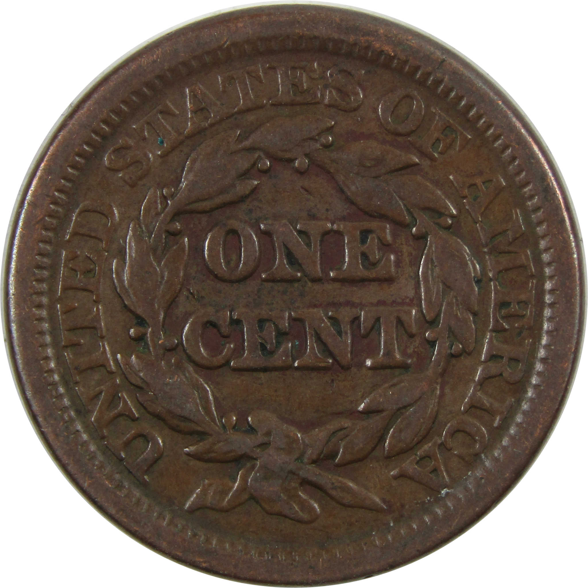 1847 Braided Hair Large Cent VG Very Good Copper Penny SKU:I4650
