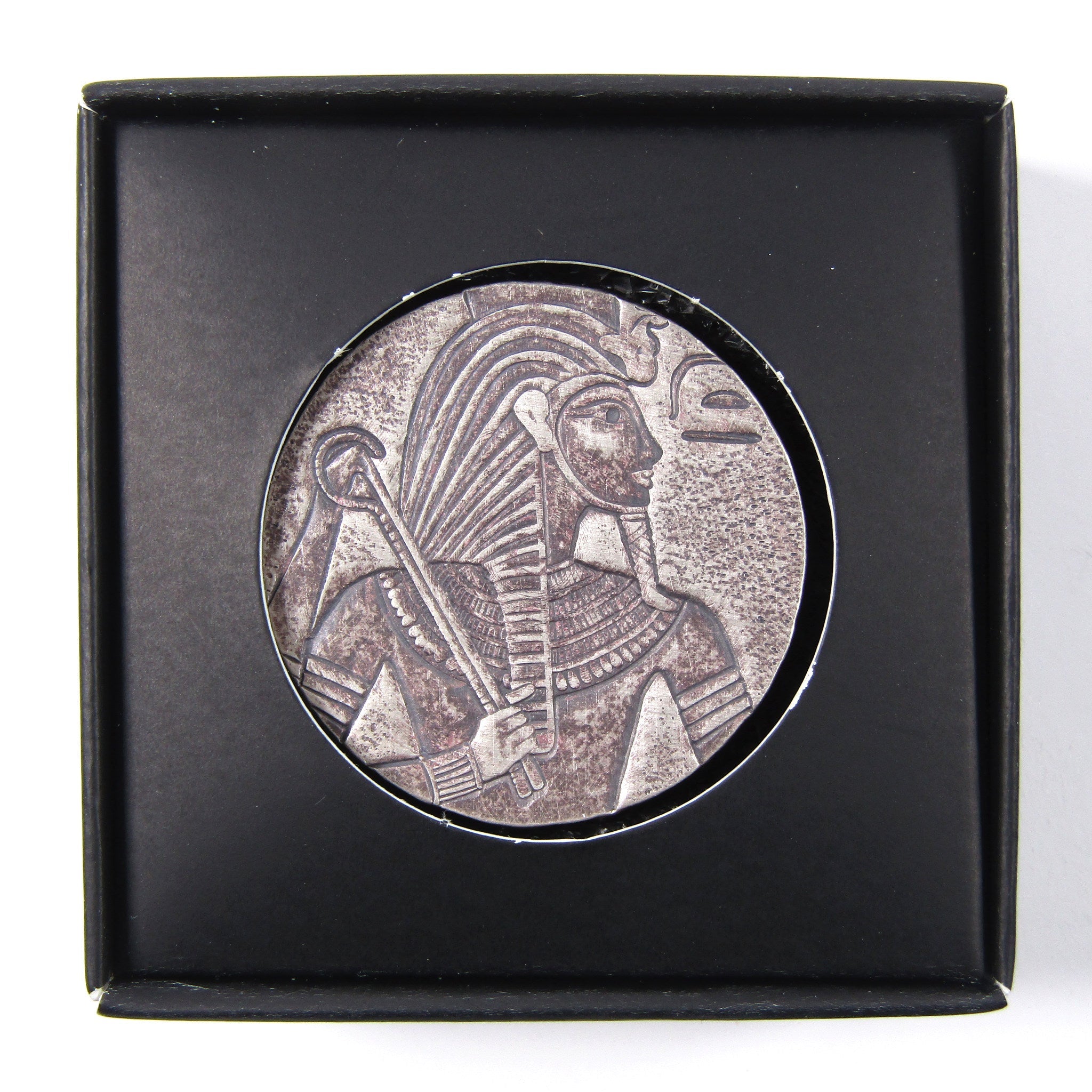 2016 Egyptian Relic Series King Tut Silver Antiqued SKU:CPC2050