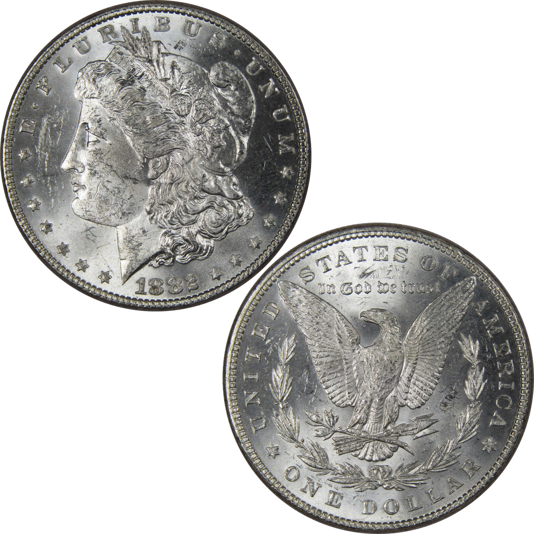 1882 Morgan Dollar BU Uncirculated Mint State 90% Silver SKU:IPC9692 - Morgan coin - Morgan silver dollar - Morgan silver dollar for sale - Profile Coins &amp; Collectibles