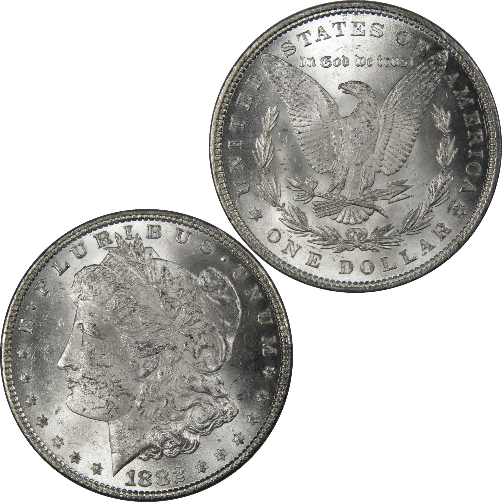 1882 Morgan Dollar BU Uncirculated Mint State 90% Silver SKU:IPC9649 - Morgan coin - Morgan silver dollar - Morgan silver dollar for sale - Profile Coins &amp; Collectibles