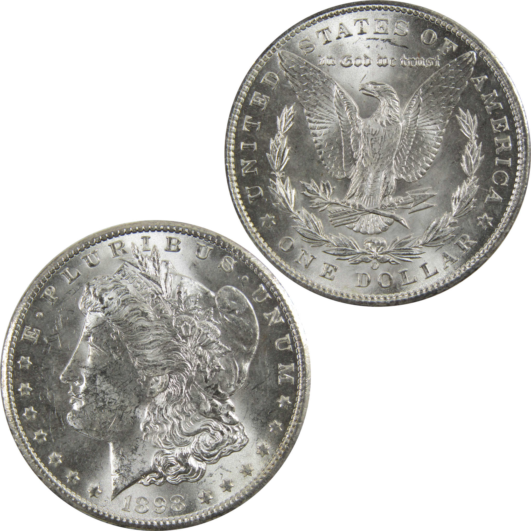 1898 O Morgan Dollar BU Uncirculated 90% Silver $1 Coin SKU:I5294 - Morgan coin - Morgan silver dollar - Morgan silver dollar for sale - Profile Coins &amp; Collectibles