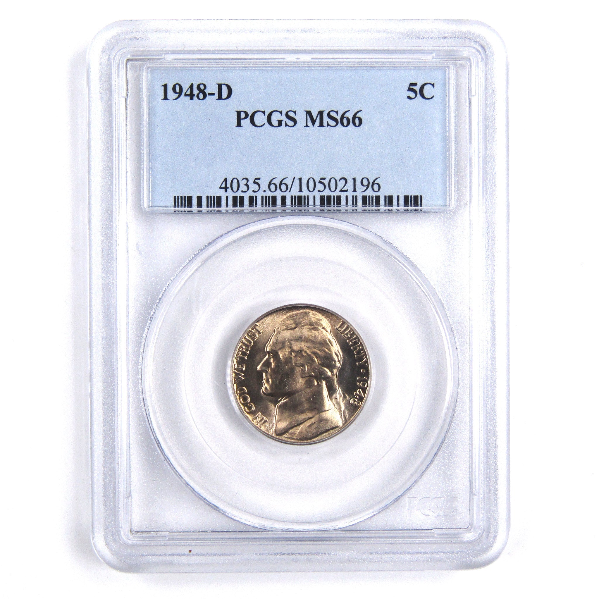1948 D Jefferson Nickel MS 66 PCGS 5c Uncirculated US Coin SKU:CPC2425