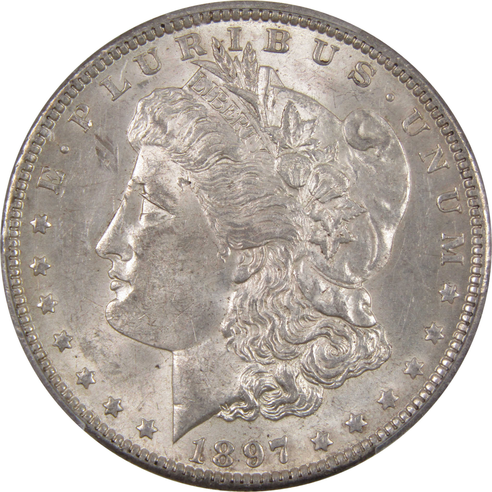 1897 O Morgan Dollar AU 58 PCGS 90% Silver US Coin SKU:I3047 - Morgan coin - Morgan silver dollar - Morgan silver dollar for sale - Profile Coins &amp; Collectibles