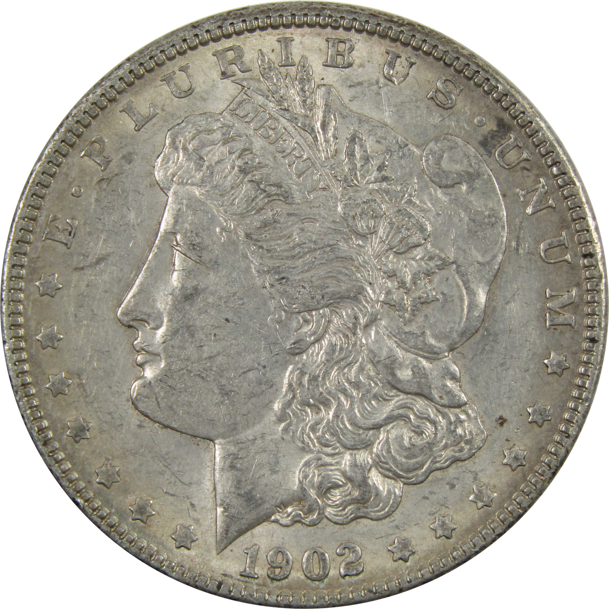 1902 Morgan Dollar AU About Uncirculated 90% Silver $1 Coin SKU:I4742 - Morgan coin - Morgan silver dollar - Morgan silver dollar for sale - Profile Coins &amp; Collectibles