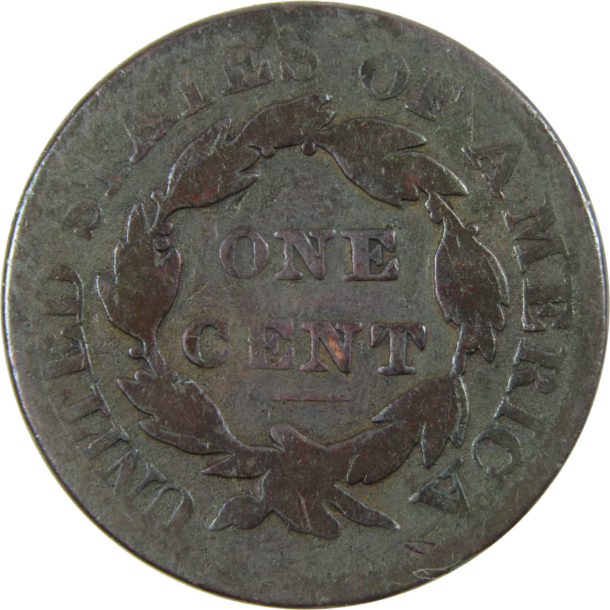 1828 Small Wide Date Coronet Head Large Cent AG About Good SKU:I4204