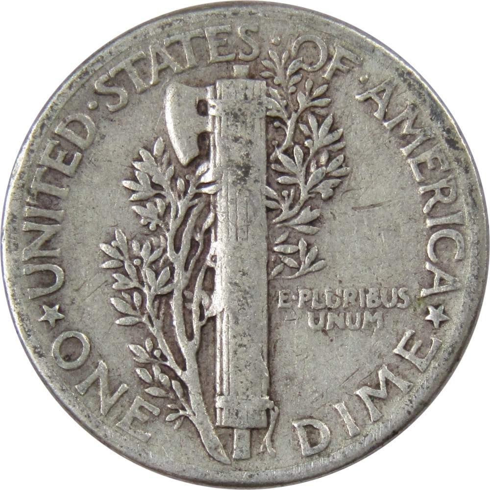 1945 Mercury Dime VG Very Good 90% Silver 10c US Coin Collectible