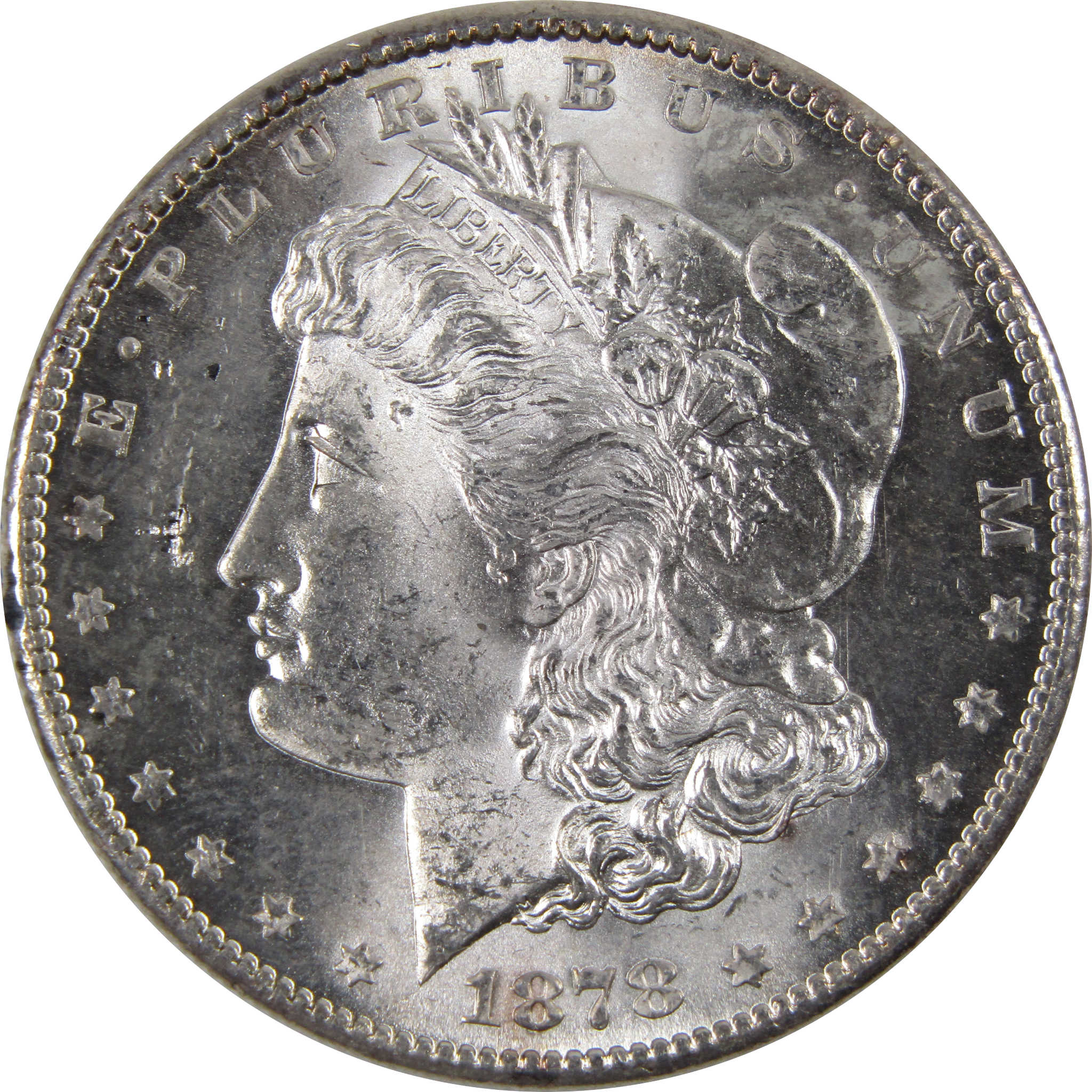 1878 S Morgan Dollar Choice Uncirculated Mint State Silver SKU:I2810 - Morgan coin - Morgan silver dollar - Morgan silver dollar for sale - Profile Coins &amp; Collectibles