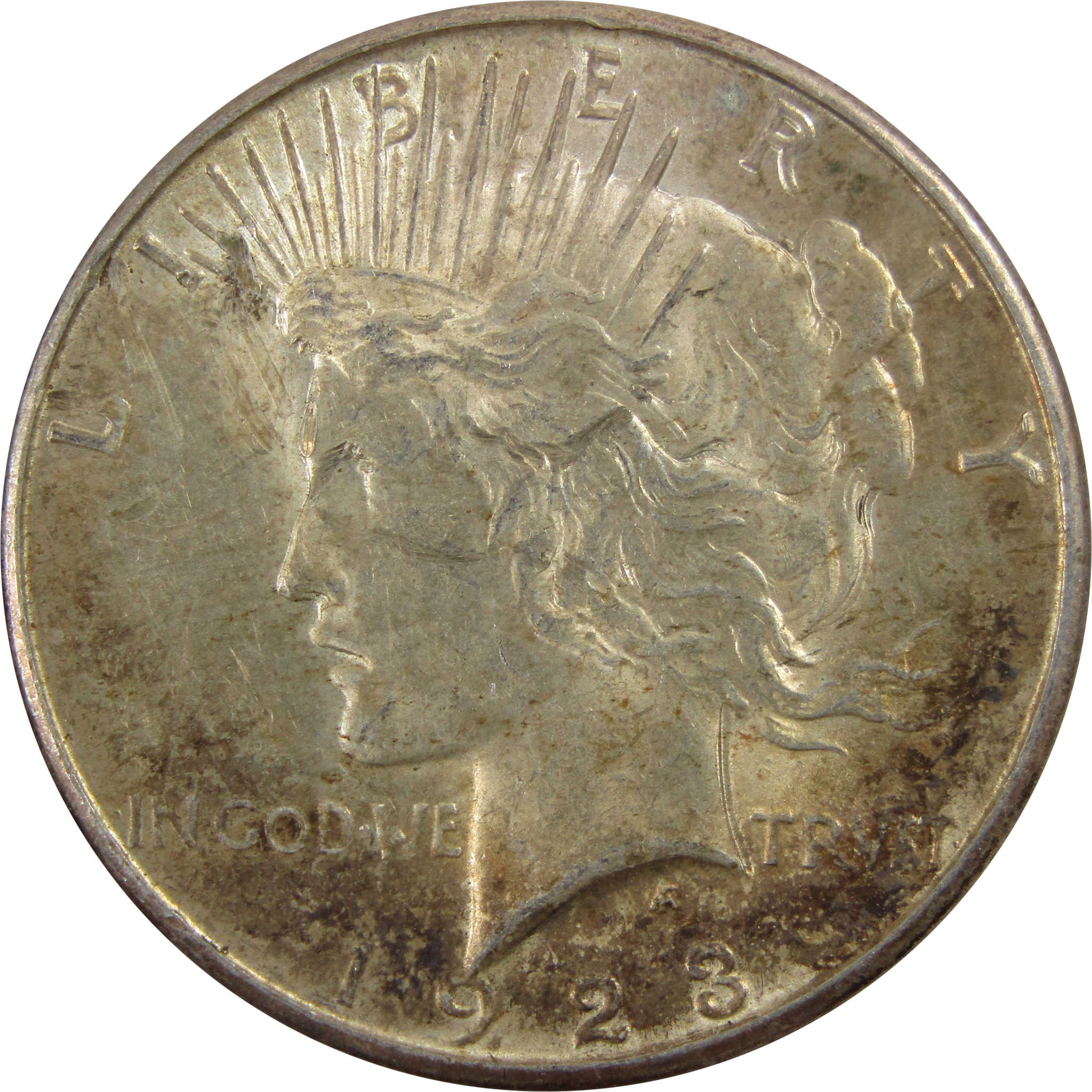 1923 S Peace Dollar XF EF Extremely Fine 90% Silver $1 Coin SKU:I5423