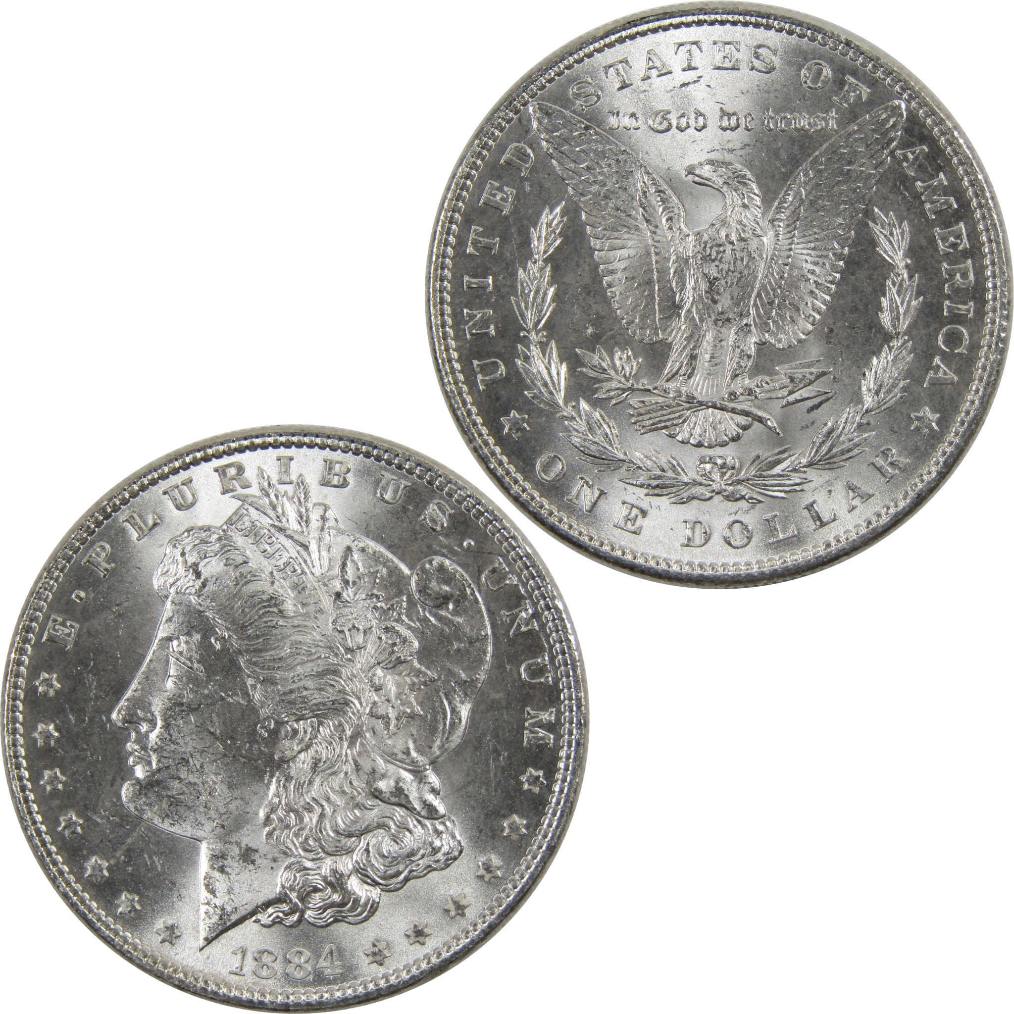 1884 Morgan Dollar BU Uncirculated 90% Silver $1 Coin SKU:I6022 - Morgan coin - Morgan silver dollar - Morgan silver dollar for sale - Profile Coins &amp; Collectibles